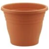 B&M Ascot Round Planter Terra 40cm -Green Joy Store 278270 278271 278272 278274 ascot round planter terra 30cm 35cm 40cm 47cm 2