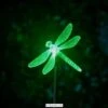 B&M Colour Changing Solar Stake Light - Dragonfly -Green Joy Store 286951 colour changing stake solar light dragonfly 2