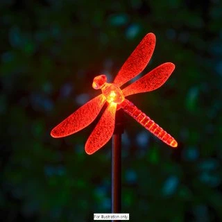 B&M Colour Changing Solar Stake Light - Dragonfly 4 B&M Colour Changing Solar Stake Light - Dragonfly - Image 2