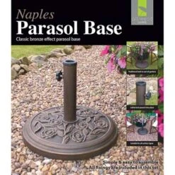 Naples Metal Parasol Base -Green Joy Store 306817 Naples Parasol Base 21