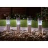 Solar Powered Mini Tube Post - White 6pk 1 Solar Powered Mini Tube Post - White 6pk -Green Joy Store 318854 White tube lights Edit