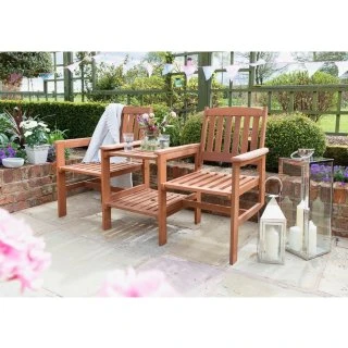 B&M Jakarta Solid Wood Tete-a-Tete 3 B&M Jakarta Solid Wood Tete-a-Tete