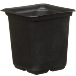 B&M Black Plant Pots 15pk