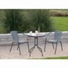 B&M Sorrento Rattan Effect Bistro Set 3pc -Green Joy Store 331140 sorrento rattan effect bistro set 3pc1