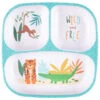 B&M Little Safari Small Kids Platter - Blue -Green Joy Store 334212 small kids platter boys