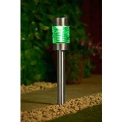 B&M Sicily XL Solar Post Lights 3pk -Green Joy Store 341969 sicily 3pk xl post lights green1