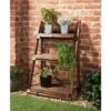 Burntwood 3 Tier Garden Shelf -Green Joy Store 342012 burntwood 3 tier shelving1