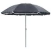 B&M Dakota Parasol 1.8m - Grey 2 B&M Dakota Parasol 1.8m - Grey -Green Joy Store 342342 grey parasol1