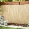 Artificial Bamboo Screening 4 X 1m - Natural -Green Joy Store 342461 all purpose pvc cane screen natural