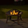 B&M Tuscany Bronze Effect Fire Pit