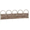 Deluxe Rattan Border Fence 92 X 28cm 2 Deluxe Rattan Border Fence 92 X 28cm -Green Joy Store 353567 wicker fence 92x28cm1