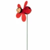 B&M Insect Wind Spinning Stake - Ladybird -Green Joy Store 353661 wind spinning stake ladybird red