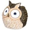 B&M Solar Owl With Light Up Eyes 10cm - Brown -Green Joy Store 353676 owl with light up big eyes brown