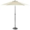 Crank Handle Parasol 2.7m - Cream 1 Crank Handle Parasol 2.7m - Cream -Green Joy Store 365336 premium crank and tilt parasol 2.7m cream