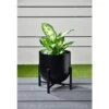B&M New York Planter Large - Black -Green Joy Store 366546 new york planter on stand large