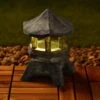 B&M Resin Solar Pogoda -Green Joy Store 366612 resin solar pagoda