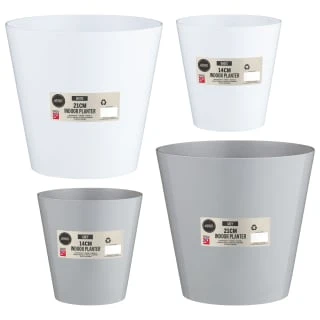 Indoor Planter 21cm - Grey 5 Indoor Planter 21cm - Grey - Image 3