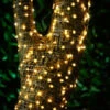 Solar Powered Micro LED Lights 200pk - Warm White -Green Joy Store 379225 200 solar powered micro led string lights warm white