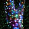 Solar Powered Micro LED Lights 200pk - Multicolour -Green Joy Store 379230 200 solar powered micro led string lights multi colour