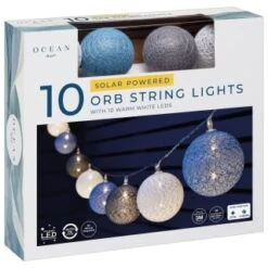 B&M 10 Orb Solar String Lights -Green Joy Store 379255 10 orb solar string lights 3 1
