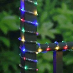 Solar Powered 10m Micro LED Rope Light - Multicolour 9 Solar Powered 10m Micro LED Rope Light - Multicolour -Green Joy Store 379269 10m tube string light 100 multi colour leds