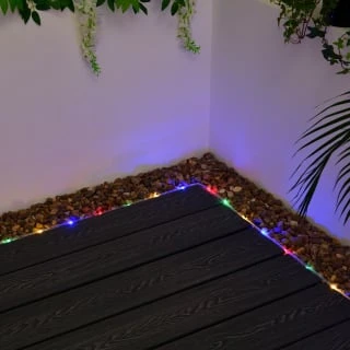 Solar Powered 10m Micro LED Rope Light - Multicolour 5 Solar Powered 10m Micro LED Rope Light - Multicolour - Image 3