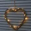 Solar Powered Wicker Heart - White LED 2 Solar Powered Wicker Heart - White LED -Green Joy Store 379337 scandi coast solar powered 45cm wicker heart 20 warm white led