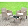 Valencia Armchair Bistro Set 3pc 2 Valencia Armchair Bistro Set 3pc -Green Joy Store 379440 valencia 3 piece armchair bistro set