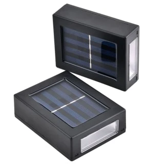 Solar Powered Up/Down Wall Light - White LED 4pk 7 Solar Powered Up/Down Wall Light - White LED 4pk - Image 5