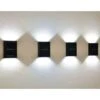Solar Powered Up/Down Wall Light - White LED 4pk 2 Solar Powered Up/Down Wall Light - White LED 4pk -Green Joy Store 379453 4pk solar powered up down wall light cool white leds