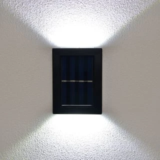 Solar Powered Up/Down Wall Light - White LED 4pk 6 Solar Powered Up/Down Wall Light - White LED 4pk - Image 4