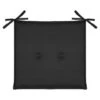 Luxury Seat Pads - Black 2pk -Green Joy Store 379539 2pk shower resistant seat pads black