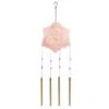 B&M Flower Windchime - Pink -Green Joy Store 379613 boho garden flower tubular windchime pink