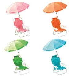 B&M Kids Parasol Chair - Orange -Green Joy Store 379678 kids parasol chair group