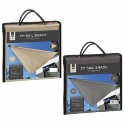 Sail Shade 3m - Cream -Green Joy Store 379775 379776 3m sun shelter 3m main 2