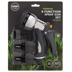 B&M Rolson Premium 8-Function Spray Gun Set With Connectors