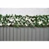 Expanding Artificial Rose & Leaf Trellis 180 X 30cm -Green Joy Store 379970 expanding leaf trellis with roses 180x30cm 2