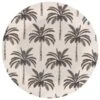 B&M Urban Print Plate - Palm Trees -Green Joy Store 381316 urban print plate palm trees