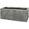 B&M Slate Effect Trough Planter -Green Joy Store 381626 slate trough pewter planter