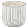 B&M Grey Cement Candle -Green Joy Store 392774 grey cement candle with lines