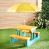 B&M Kids Club Children Picnic Bench 2 B&M Kids Club Children Picnic Bench -Green Joy Store 392803 picnic table with umbrella