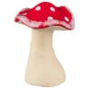 B&M Ceramic Toadstool Ornament -Green Joy Store 392839 ceramic toadstool