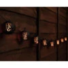 Morocco Solar Powered String Lights 8pk - Flame Effect -Green Joy Store 392882 8pk morocco solar powered string lights