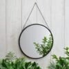 B&M Urban Eden Mirror With Chain -Green Joy Store 392888 urban eden mirror with chain1
