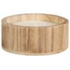 Natural Wood Bowl Candle -Green Joy Store 392893 urban eden scrented candle with citronella wood bowl