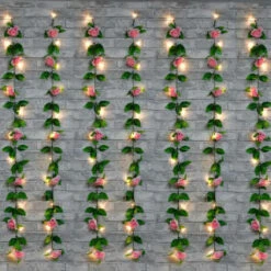 Artificial Rose Solar Curtain