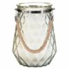 B&M Large Faceted Glass Candle With Rope Handle - Cream 2 B&M Large Faceted Glass Candle With Rope Handle - Cream -Green Joy Store 392940 superbloom large faceted glass candle with rope handle cream 2