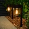 Monaco Solar Powered Post Lights 2pk 1 Monaco Solar Powered Post Lights 2pk -Green Joy Store 392976 2 pack monaco solar powered post lights