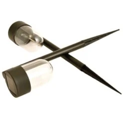 Monaco Solar Powered Post Lights 2pk 8 Monaco Solar Powered Post Lights 2pk -Green Joy Store 392976 2 pack monaco solar powered post lights 2