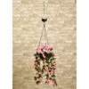 Solar Powered Artificial Floral Hanging Basket -Green Joy Store 393030 solar powered artificial floral hanging basket1